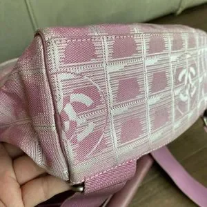 Chanel Vintage Convertible Canvas Backpack. Chanel Cloth Convertible Backpack Preowned | eBay main image 3